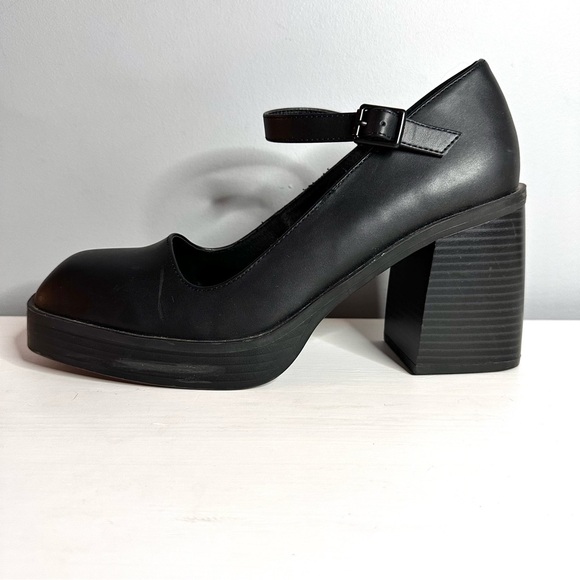 MIA - Ophia, Women’s, Black Chunky Mary Jane Heels, Platform, Size 8.5, NWOT, - Picture 4 of 11
